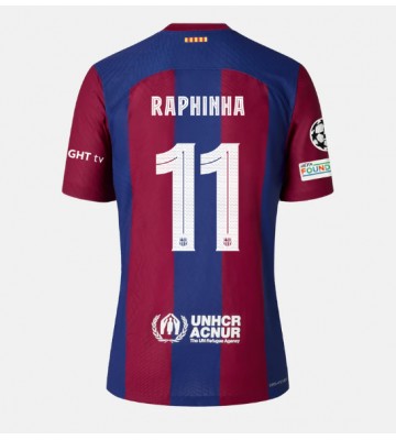 Barcelona Raphinha Belloli #11 Koszulka Podstawowych 2023-24 Krótki Rękaw